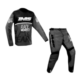 Calça e Camisa Infantil Ims Mx 25 Cinza