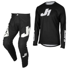 Calça e Camisa Just1 J-Essential Preto
