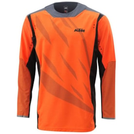 Segunda imagem do produto Calça e Camisa Ktm Racetech Preto Cinza Laranja