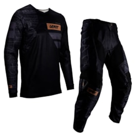 Calça e Camisa Leatt 3.5 Ride Preto