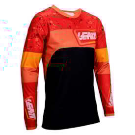 Segunda imagem do produto Calça e Camisa Leatt 4.5 Lite Enduro Preto Laranja