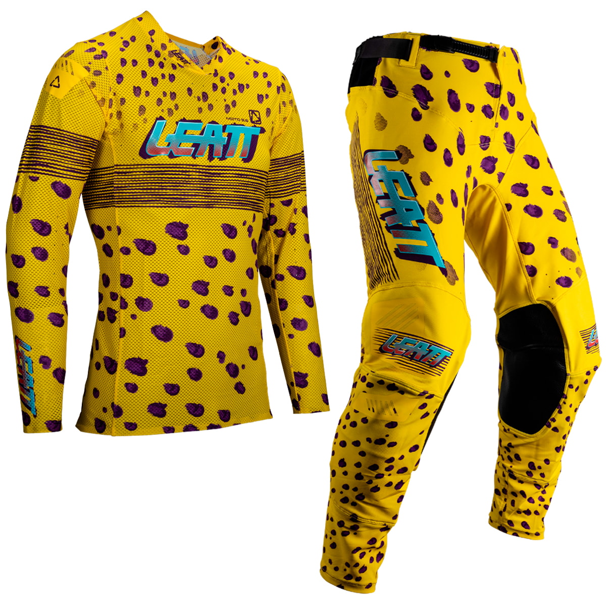 Calça e Camisa Leatt 5.5 Cheetah