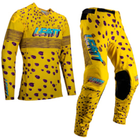 Calça e Camisa Leatt 5.5 Cheetah