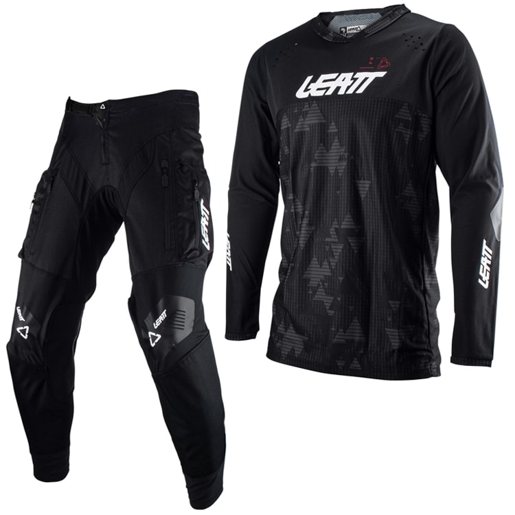 Calça e Camisa Leatt Brace 4.5 Enduro Preto