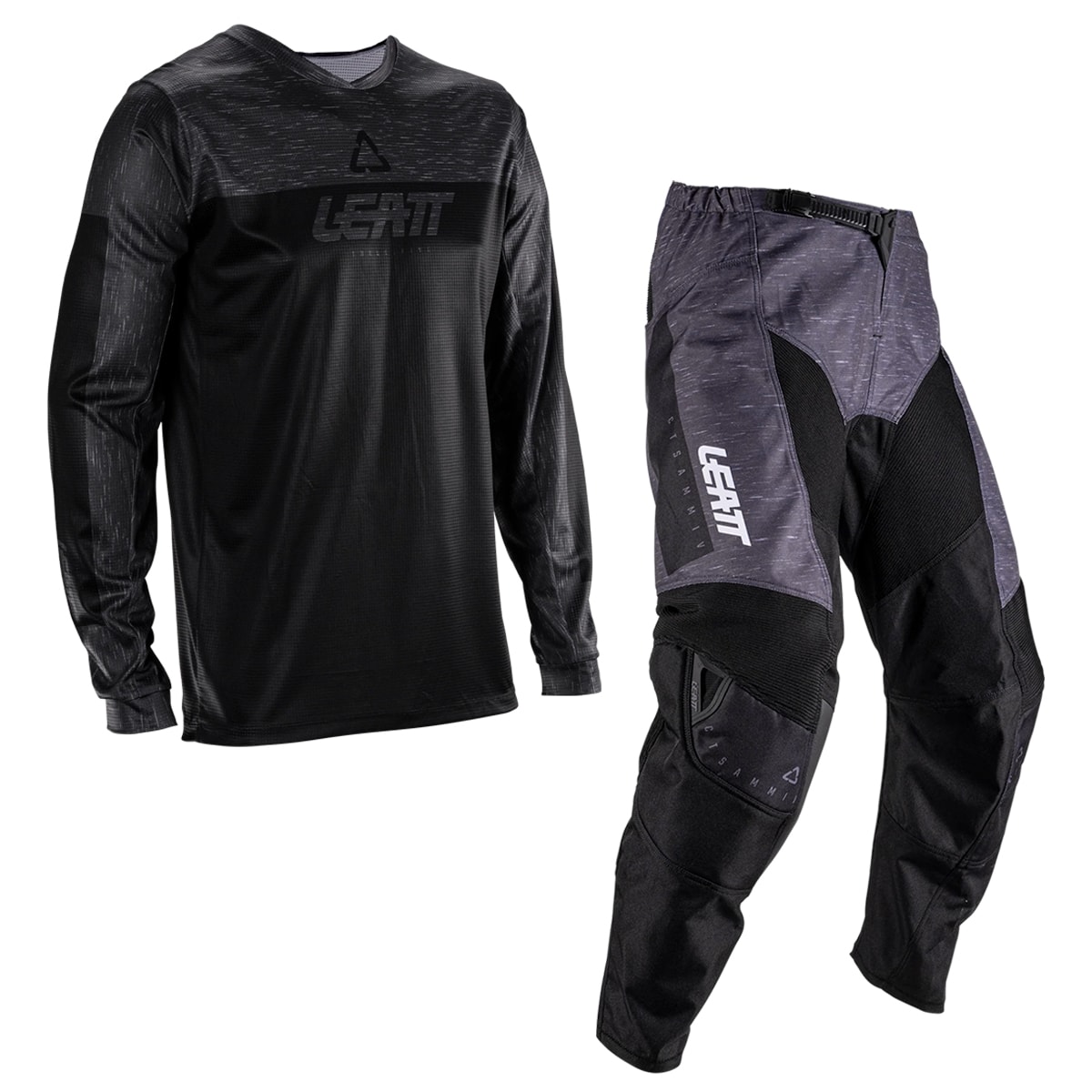 Calça e Camisa Leatt Moto 3.5 Preto Cinza