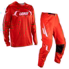 Calça e Camisa Leatt Moto 3.5 Vermelho