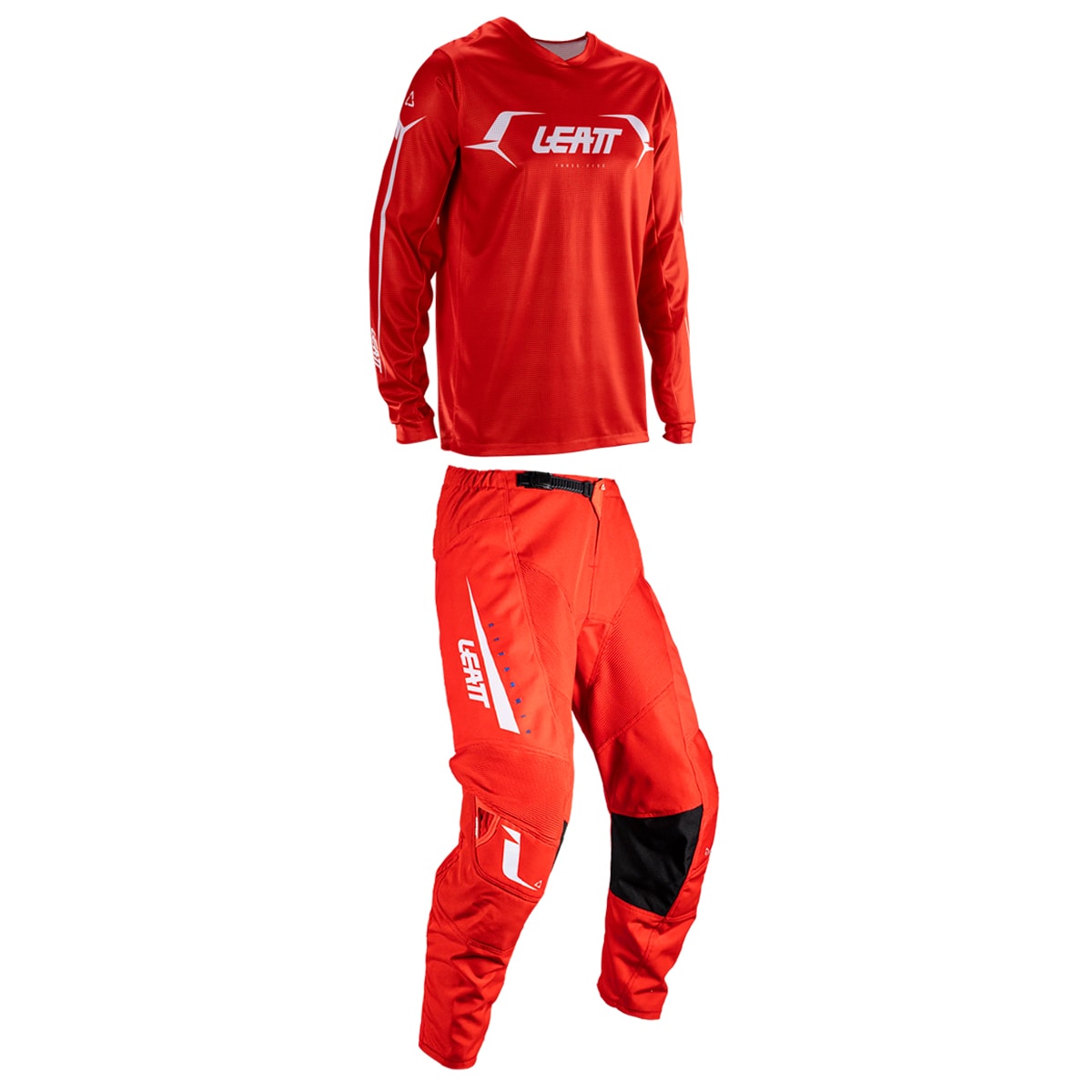 Segunda imagem do produto Calça e Camisa Leatt Moto 3.5 Vermelho