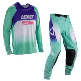 Calça e Camisa Leatt Moto 4.5 Lite Purple
