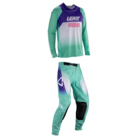 Segunda imagem do produto Calça e Camisa Leatt Moto 4.5 Lite Purple
