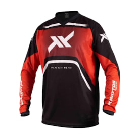 Segunda imagem do produto Calça e Camisa Mattos Racing Spirit Vermelho Preto