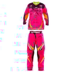 Segunda imagem do produto Calça e Camisa Pro Tork Insane X Rosa