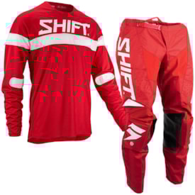 Calça e Camisa Shift White Label Trac Haut Vermelho