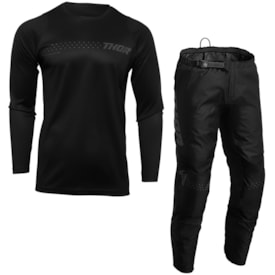 Calça e Camisa Thor Sector 24 Minimal Preto