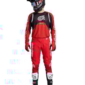 Segunda imagem do produto Calça e Camisa Troy Lee Se Pro Air Trikot Vermelho