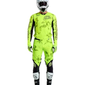 Segunda imagem do produto Calça e Camisa Troy Lee Se Pro Hose Blotted Fluor