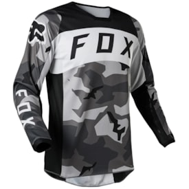 Segunda imagem do produto Calça e Camixa Fox 180 Bnkr Camo Preto