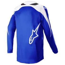 Segunda imagem do produto Camisa Alpinestars Fluid Narin 23 Azul Branco