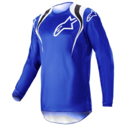 Camisa Alpinestars Fluid Narin 23 Azul Branco