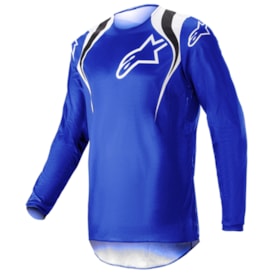 Camisa Alpinestars Fluid Narin 23 Azul Branco