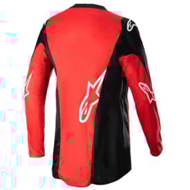 Segunda imagem do produto Camisa Alpinestars Racer Hoen 23 Vermelho Preto