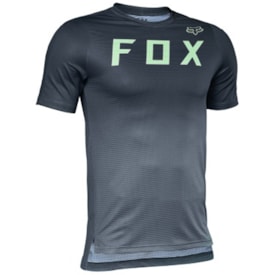 Camisa Fox Bike Flexair Ss Plum Preto