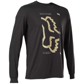 Camisa Fox Bike Ranger Drirelease Ls Manga Comprida Preto