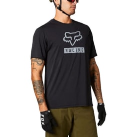 Camisa Fox Bike Ranger Ss Block Preto
