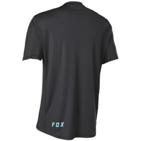 Segunda imagem do produto Camisa Fox Bike Ranger Ss Head Preto Azul