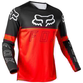 Segunda imagem do produto Camisa Fox Legion Lt Preto Vermelho