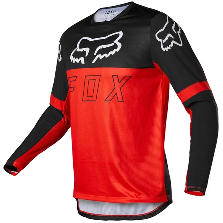 Camisa Fox Legion Lt Preto Vermelho