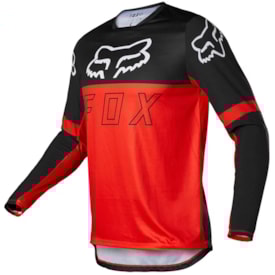 Camisa Fox Legion Lt Preto Vermelho