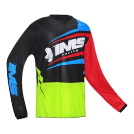 Camisa Ims Flex Amarelo Neon Preto