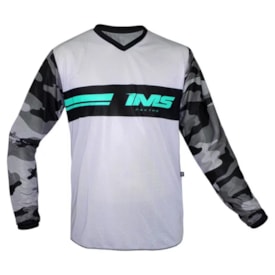 Camisa Ims Loretta Camo Cinza