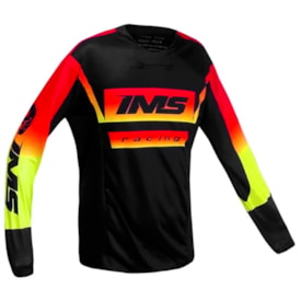 Camisa Ims Sprint Preto Amarelo