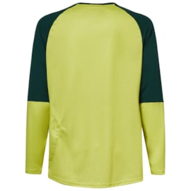 Segunda imagem do produto Camisa Oakley Factory Pilot Ls Manga Longa Jersey Amarelo Verde