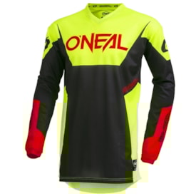 Camisa Oneal Element Racewar Amarelo Fluor