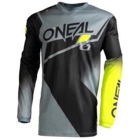 Camisa Oneal Element Racewear Preto Cinza