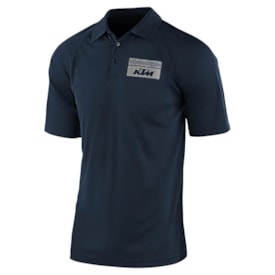 Camisa Polo Troy Lee Ktm Team Event Azul