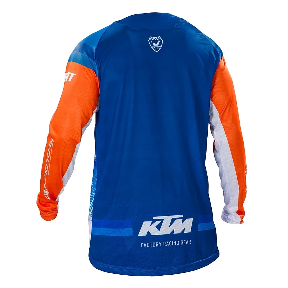 Camisa Pro Tork Ktm Factory Edition Azul Laranja