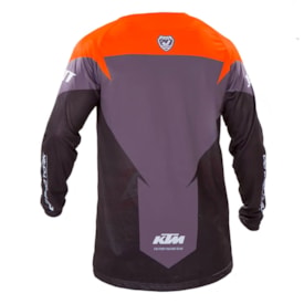Camisa Pro Tork Ktm Factory Edition Preto Laranja