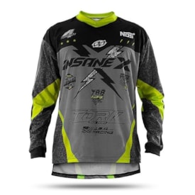 Camisa Protork Insanex Cinza Amarelo