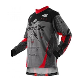 Camisa Protork Insanex Cinza Vermelho