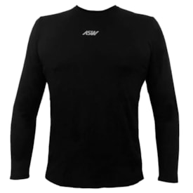 Segunda imagem do produto Camisa Segunda Pele Asw Preto