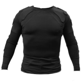 Camisa Segunda Pele Com Proteção Hlx Preto