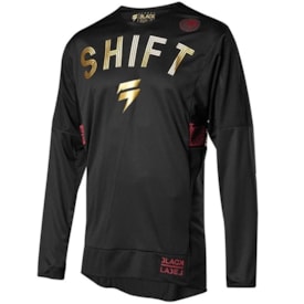 Camisa Shift Black Label La Muerte Edition Preto Vermelho