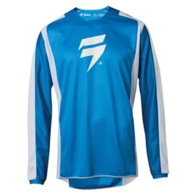 Segunda imagem do produto Camisa Shift Whit3 Label Race Azul Branco