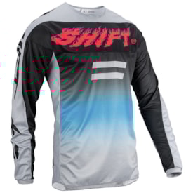 Camisa Shift White Label Flame Preto Cinza