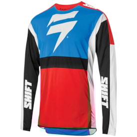 Camisa Shift White Label Race 2 Azul Vermelho