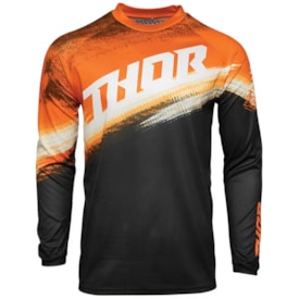 Camisa Thor Sector Vapor Preto Laranja
