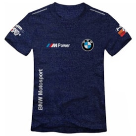 Camiseta Allboy Bmw Motorrad Azul Marinho